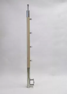 Prostredníctvom po 42.4x1130mm, 4 úchytky, dub, poler