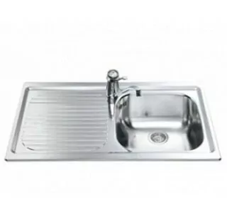 SMEG Nerezový jednokomorový drez LX861S-2