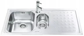 SMEG Nerezový drez LV100FD-3