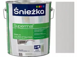 Olejovo-ftalový email Śnieżka Supermal Grey Light 10 l