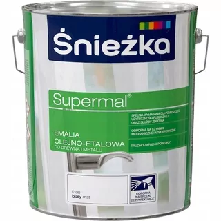 Olejovo-ftalová farba Supermal F100 biela 10 l