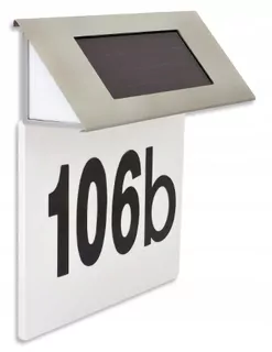Číslo na dom - Solárne číslo LED diódy