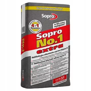 SOPRO No.1 Flexibilné lepidlo na dlaždice 48ks x 22,5kg
