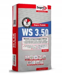 SOPRO WS 3.50 samonivelačná malta 3-50 mm 25 kg
