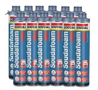 Montážna pena PUR - Soudal pena Soudafoam Kliknutím Maxi 870ml 24 kusov