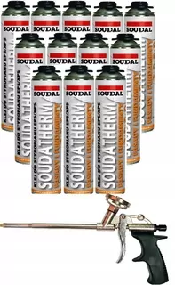 Lepidlo - SOUDAL SOUDAHERM PRE STYPEROFOAM 12PC + PISTOLY
