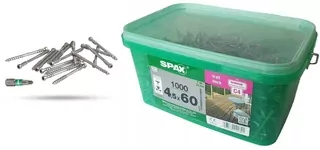 Skrutky do dreva Spax 4,5 x 60 mm 1000 ks.