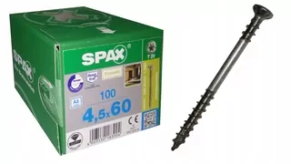 Skrutky, šróby - Spax Skrutky pre terasové dosky, Fasády 4,5x60 A2