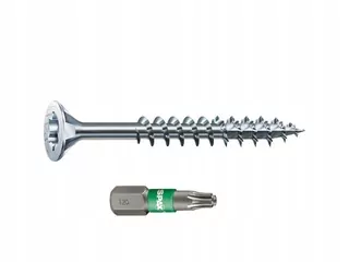 SPAX skrutky do dreva 4 × 33mm T-STAR pozinkované 1000ks + bit T20