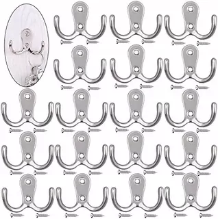 Silver double-hák skrinka 20 ks set 20