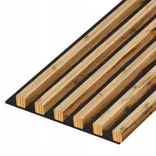 Nástenné lišty 20x20 mm na akustickej plsti, šírka 246 mm, 6 líšt