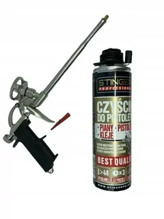 Montážna pena PUR - STINGER Cleaner Čistiaca pena 500 ml + gun