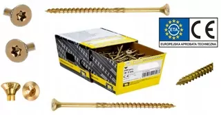 Stolárske skrutky so zápustnou hlavou 6x100 TORX 100 ks