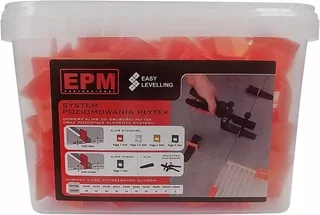 System uloženia dlažieb easy leveling 200 klipov 1 mm