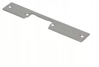 Vývesný štít jednoduchý a krátky, nikel 159 mm EZ-OR-01