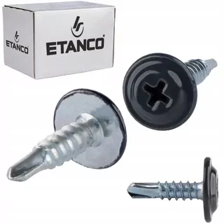 Etanco samorezné skrutky podložky P2012160PL7016A 16 x 4,2 mm antracit/grafit