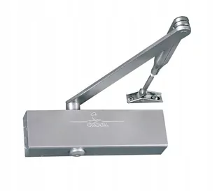 Zatvárač dverí DORMA GROOM GR200 so zámkom strieborný