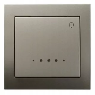 Vypínač svetla - Satén Bell prepínač LP-6WS / 45 Kier Ospel