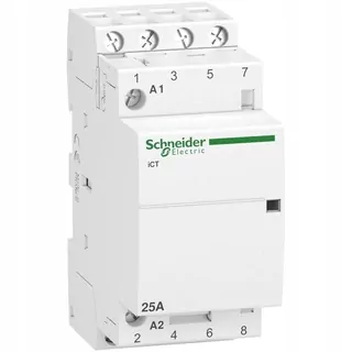 Schneider Electric Modulárny stýkač Acti9 iCT50-25-40-230 25 A 4NO 50Hz 220/240 VAC, A9C20834