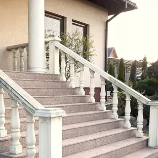 Schody žula žula žula parapet plytký hit