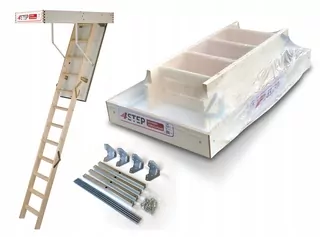 Podkrovné schody 4STEP: TERMO PLUS s klapkou hrúbky 32 mm