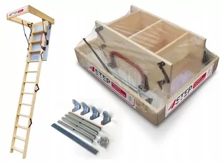 Podkrovné schody 4STEP: ENERGY 120 × 70 s klapkou hrúbky 32mm.