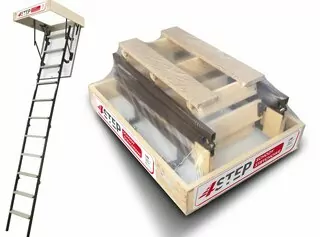 Podkrovné schody - Schody MINI STALLUX 80x60 32mm 1,2W / M2