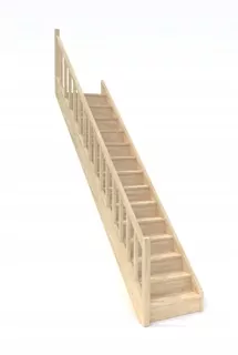 Priame schody Sowosz EGD 080RC drevené