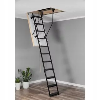 Podkrovné schody - Omán Pevné Extra 110x55 podkrovné schody so zábradlím