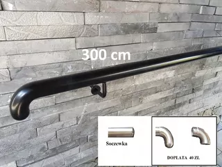 Wall madlo Black Fi 42 konzoly 300 cm