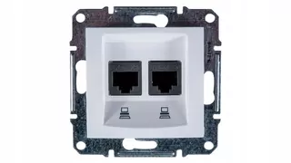 Sedna Počítačová zásuvka RJ45 Cat.6 UTP krémová SDN4800123
