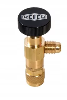 Uhlový servisný ventil A-38010 Refco 1/4"SAE