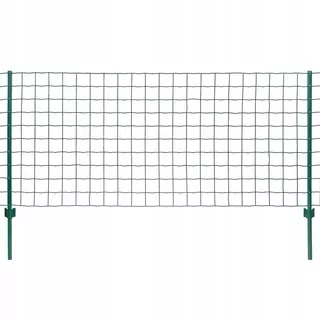 VidaXL Oceľová plotová sieť 20 × 1m zelená