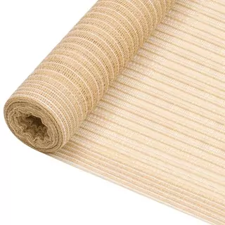 Tieniaca sieť béžová, 2 × 10 m, HDPE, 195 g/m²
