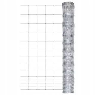 Plotová sieť pozinkovaná oceľ, 50 m, 150 cm, strieborná
