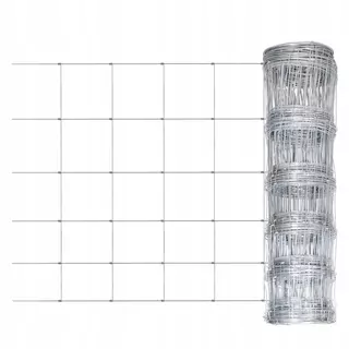 Plotová sieť, pozinkovaná oceľ, 50 × 1,6m, strieborná