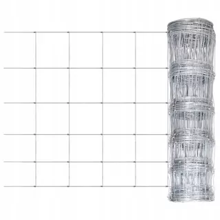 Plotová sieť, pozinkovaná oceľ, 50 × 0,8m, strieborná
