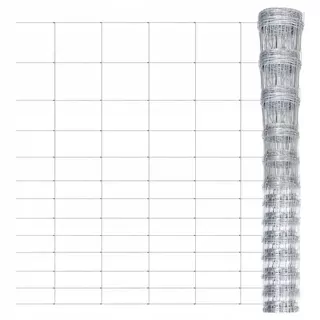 VidaXL Oplotenie z pozinkovanej ocele 50 × 1,5m strieborné