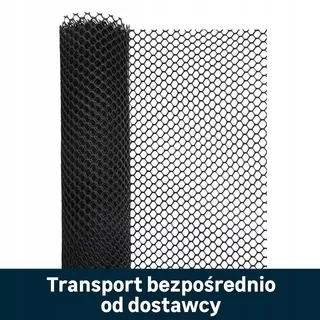 Plastová sieť 1,3 × 25 m čierna