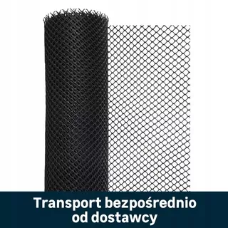 Plastová sieť 1 × 25 m čierna