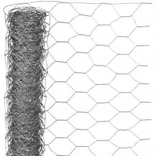 Drôtená sieť, šesťhranná 0,5 × 10 m 25 mm, pozinkovaná oceľ