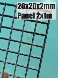 Pozinkované zvárané pletivo 20 × 20 × 2mm Panel 2 × 1m 200 × 100cm