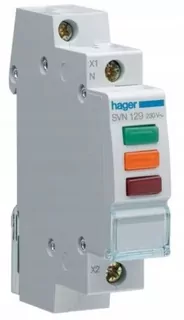 Kontrolná lampa Hager 230 V IP20