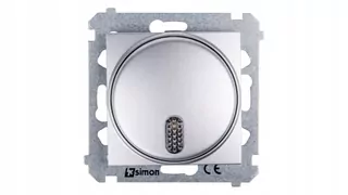 Simon 54 Elektronický zvonček 70dB IP20 strieborný matný DDS1.01/43