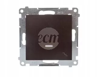 Vypínač svetla - Simon 54 Schodiskový vypínač s osvetlením, bronz