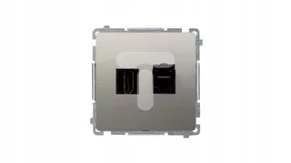 Simon Basic HDMI + počítačový konektor RJ45 kat.6. béžová BMGHRJ45.01/12