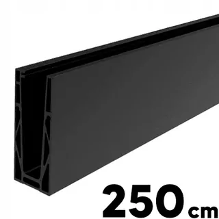 Montáž profilu sklenené balustra z horu U