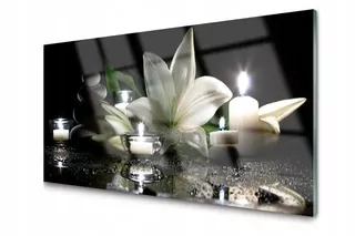 Sklenený panel 60 x 120 x 4 mm, tvrdené leštené viacfarebné sklo