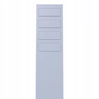Voľne stojaca schránka na listy Monolith for Four Biela
