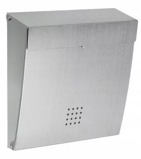 Schránka na listy NIKIEL 34 × 35 × 10cm A5 inox Euro